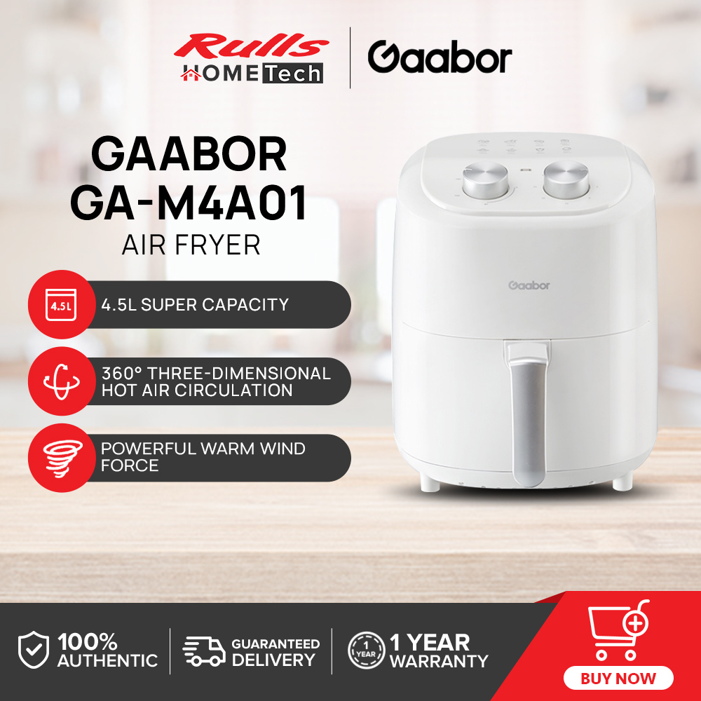 Gaabor GAM4A01 Air Fryer 4.5L Super Capacity Powerful Warm Wind