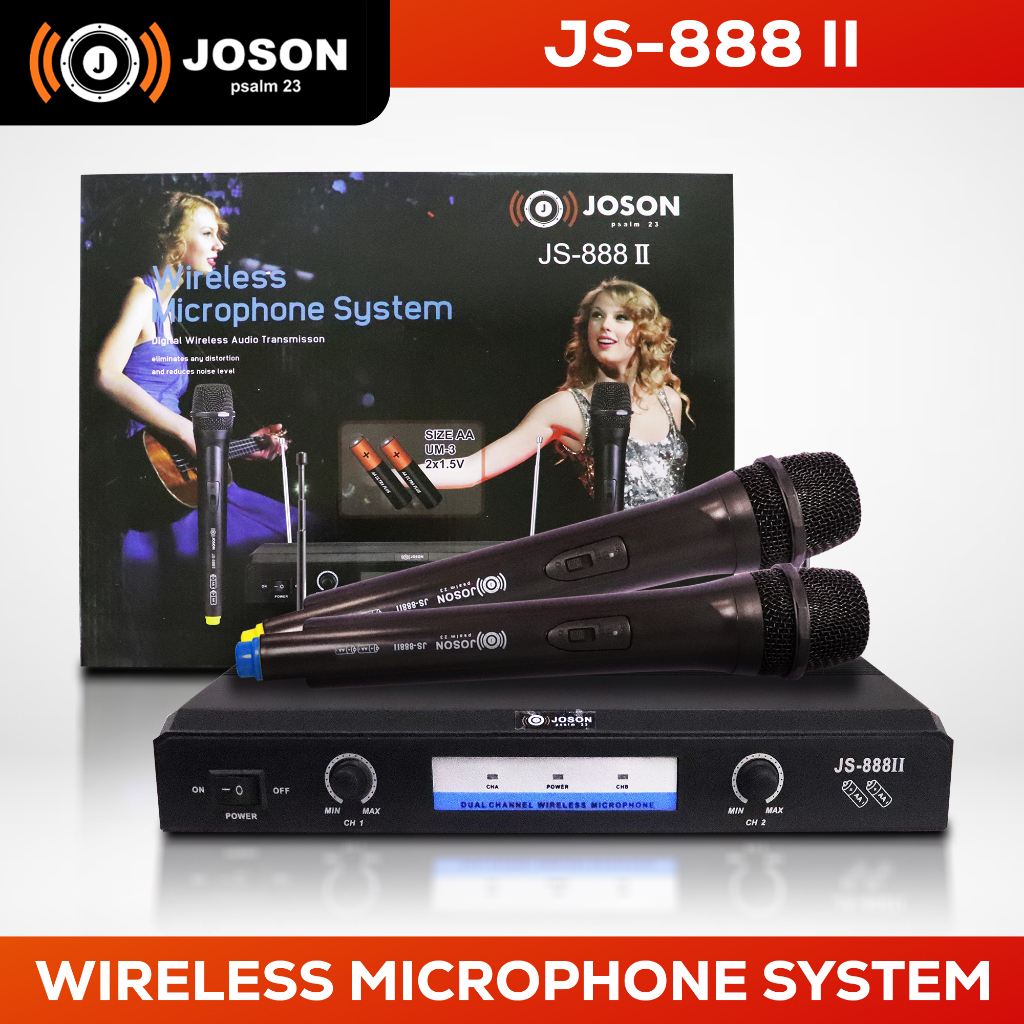 Joson JS888 II Wireless Microphone Shopee Philippines