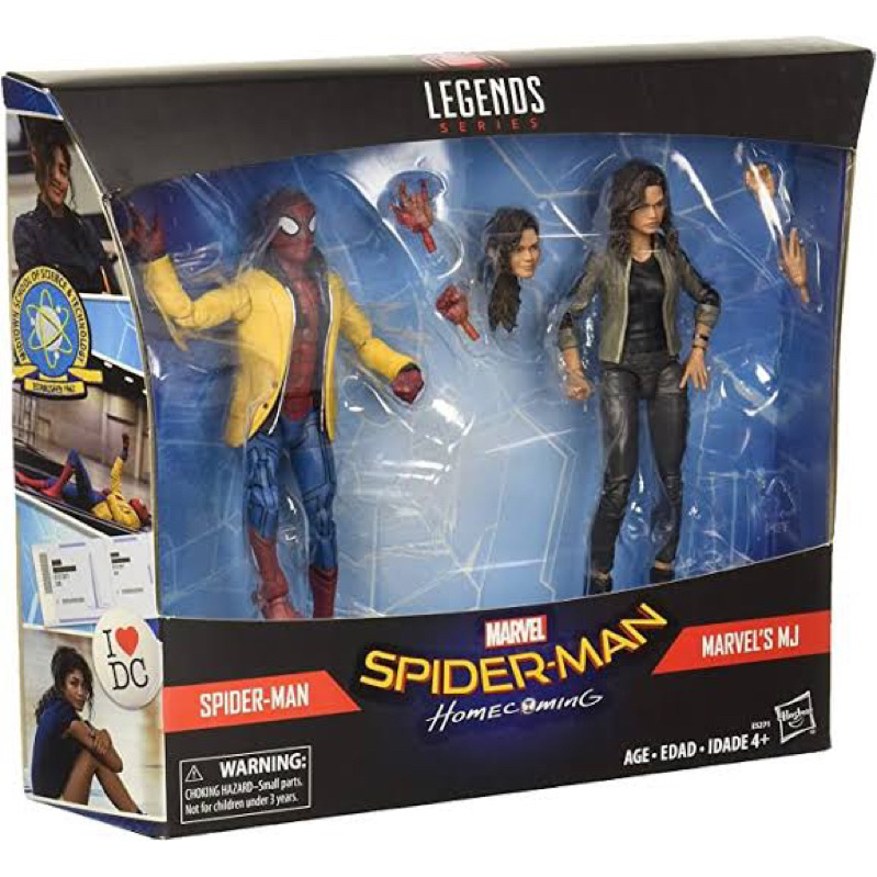 Marvel Legends Spiderman Homecoming MJ Spiderman 2pack | Shopee Philippines