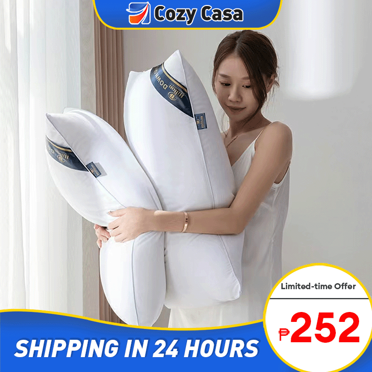 Hilton Pillow 1KG/1000g Black/White/Blue/Green Hotel Sleeping Pillows