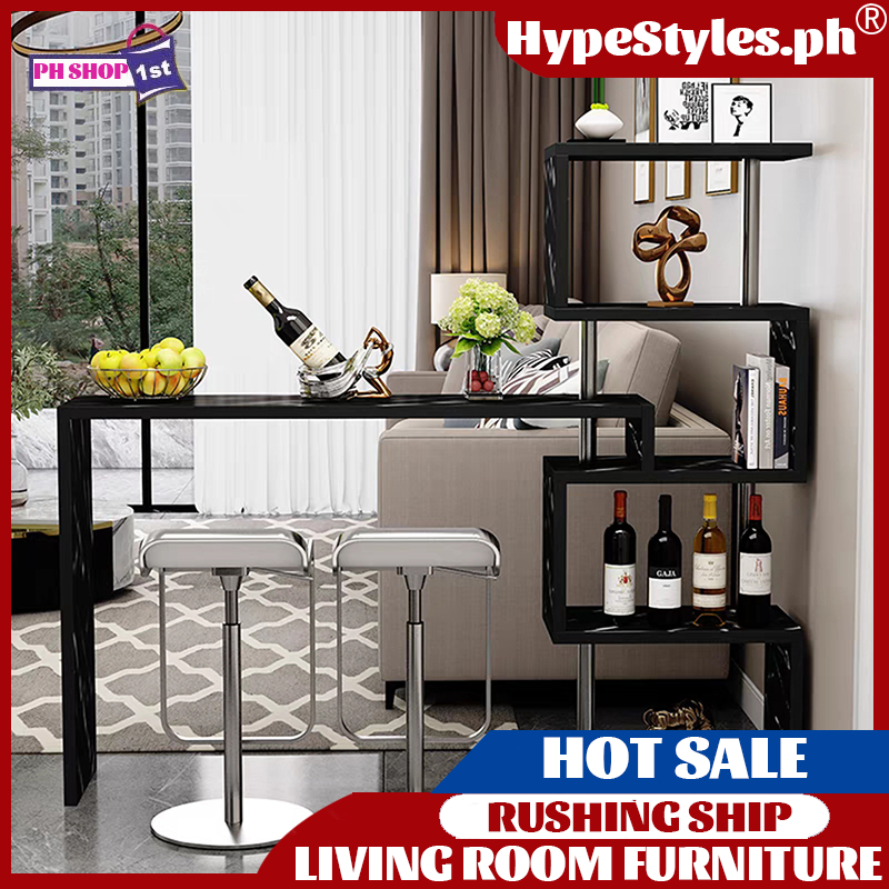 COD Modern MINI Bar table Rotating 360 Swivel Bar counter table coffee ...