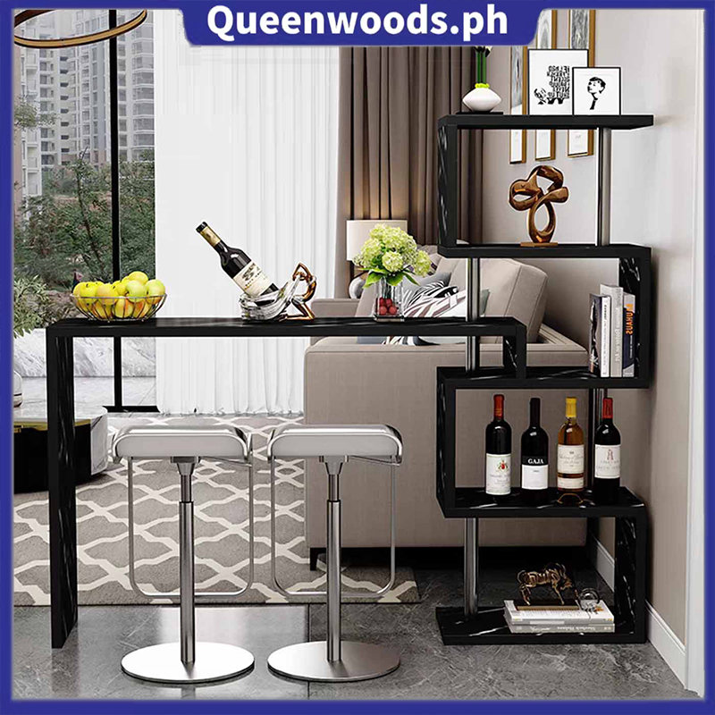 COD Modern MINI Bar table Rotating 360 Swivel Bar counter table coffee