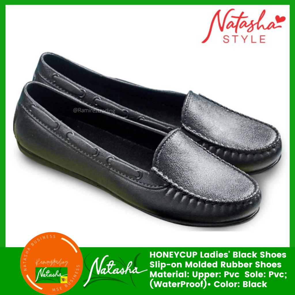NATASHA SHOES LADIES CASUAL BLACK SHOES ESWATINI GUATEMALA HONEYCUP