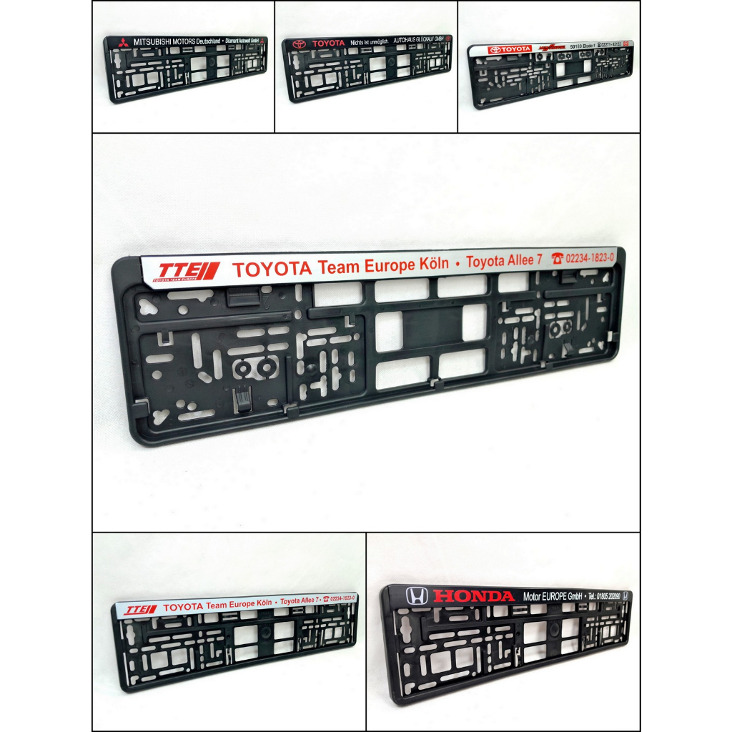 Brandnew Euro Plate Holder Single Euro Plateholder Original from
