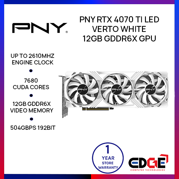 PNY RTX 4070 12G VERTO Blower Edition - Carte graphique PNY