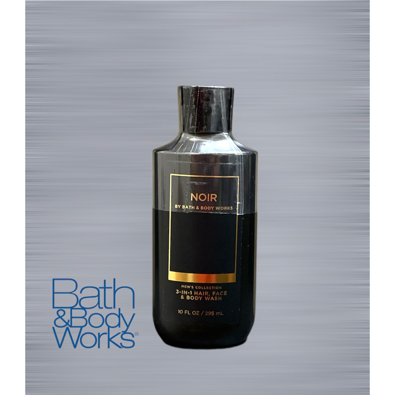 Bath And Body Works Noir 3 In 1 Hair Face And Body Wash 10 Fl Oz 295 Ml