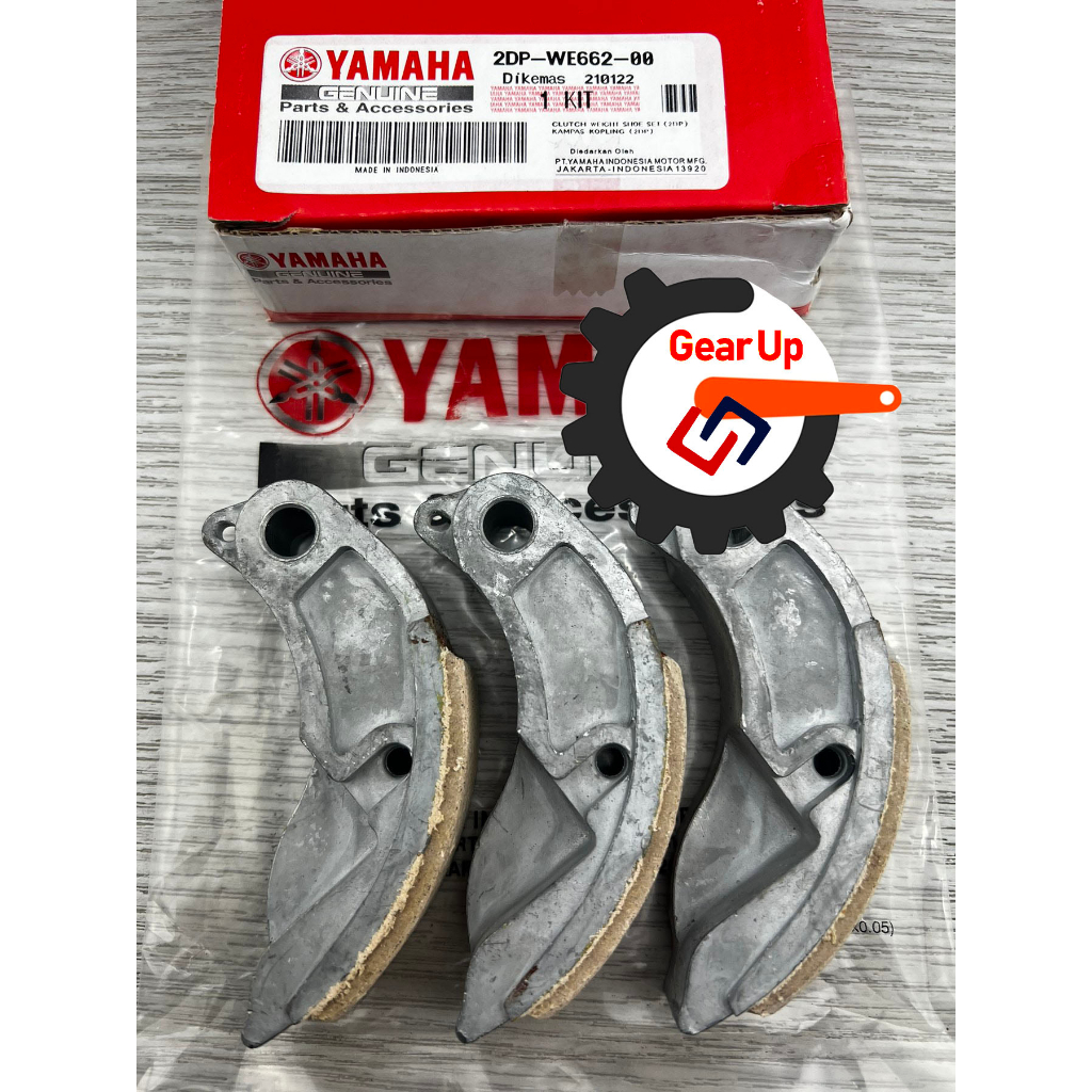 2DP Yamaha Clutch Weight Shoe / Lining For Yamaha Nmax v1 v2 Aerox V1 ...