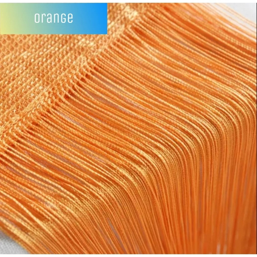 String Curtain Plain Sheering Privacy, Room Divider Curtain Panel