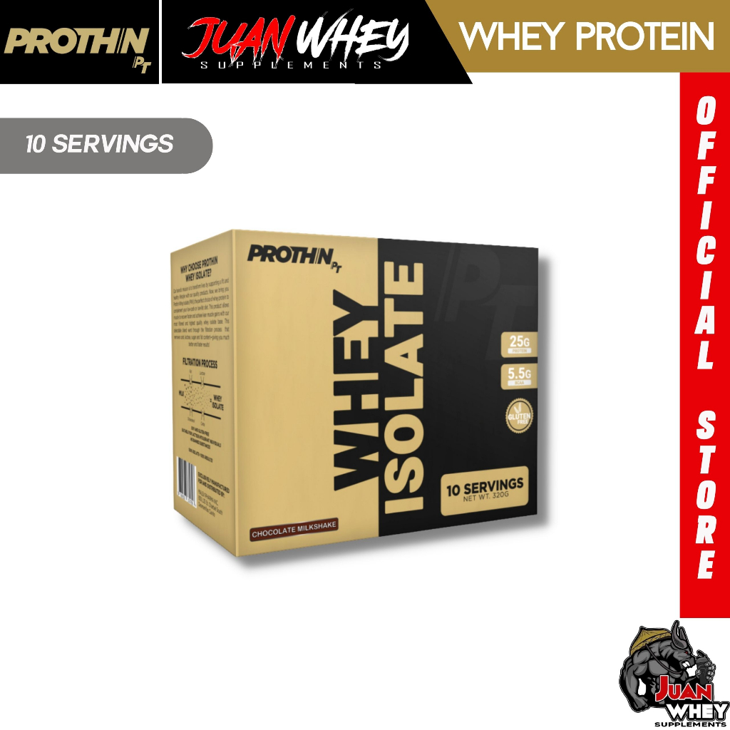 PROTHIN WHEY ISOLATE 10 SERVINGS | Shopee Philippines