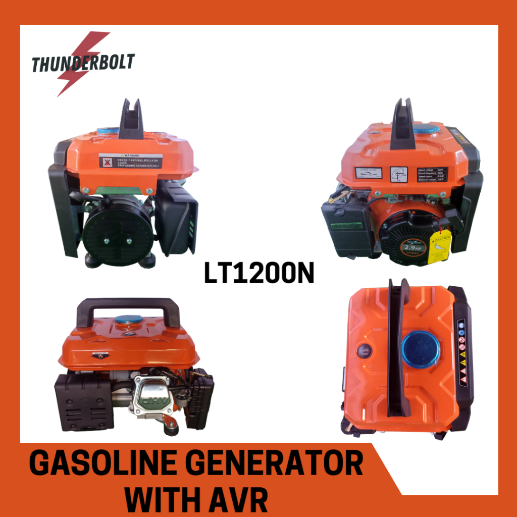 THUNDERBOLT GASOLINE GENERATOR W/ AVR | Shopee Philippines