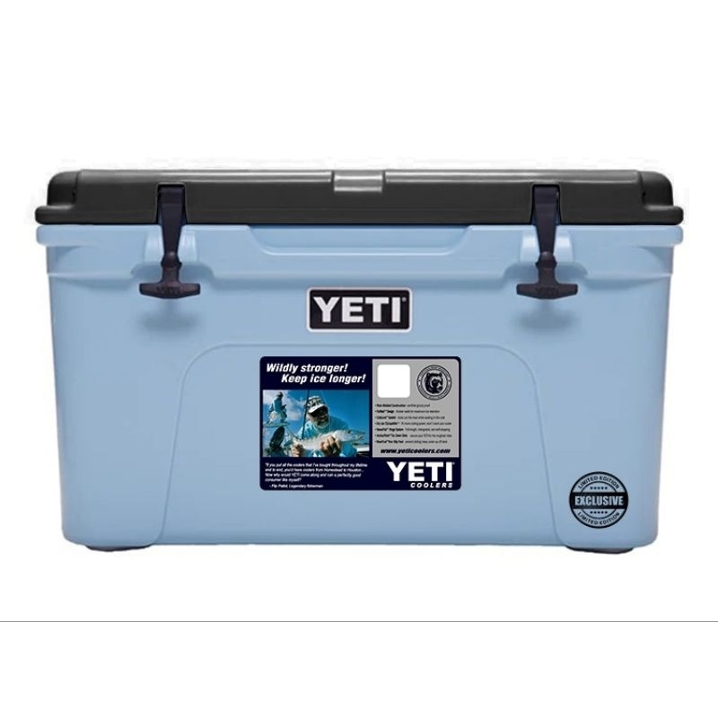 YETI Cooler 45 Liters Imported Limited Edition 2Toned Reefblue Ice