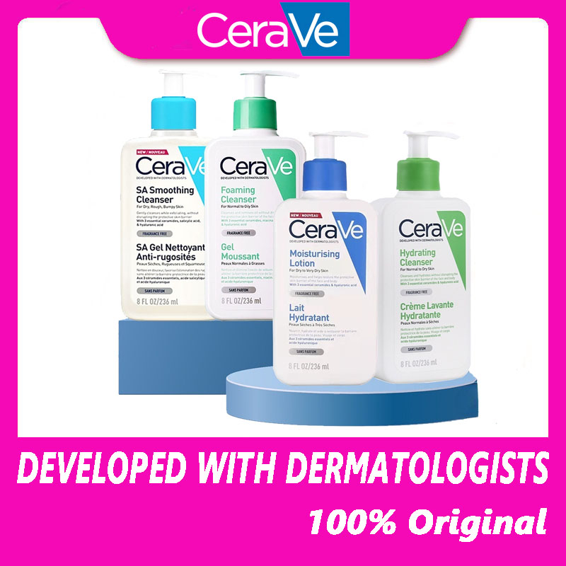 Cerave Acne Foaming Cleanser Hydrating Cleanser Face Wash Facial