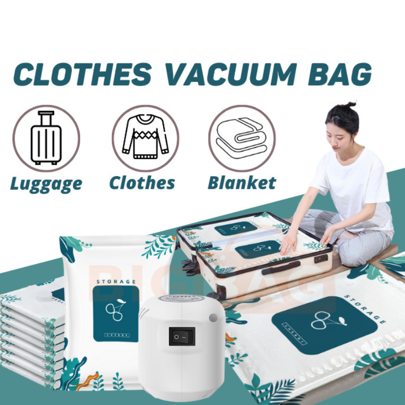 Clothes Vaccum Bag Plastic Vacuum Bag Electric Pump Vacuum Storage Bag