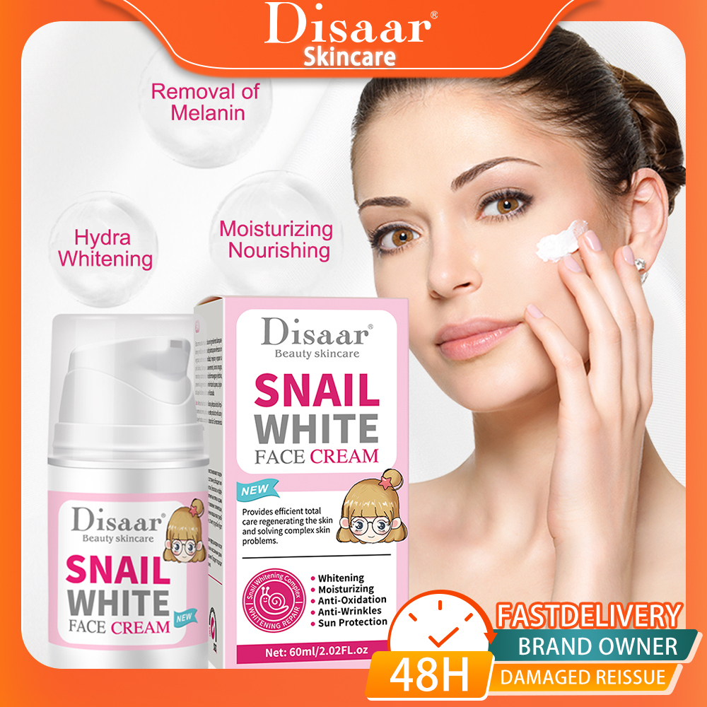 DISAAR Face Cream Spray Snail Whitening Sunscreen Spot Acne Scars