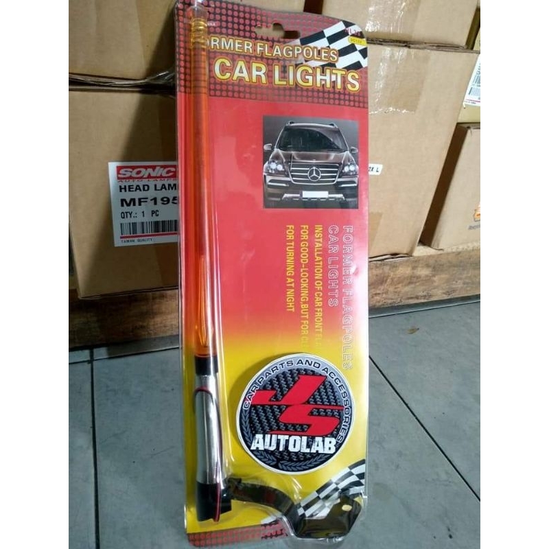 BUMPER FLAG POLE (UNIVERSAL) 12V | Shopee Philippines