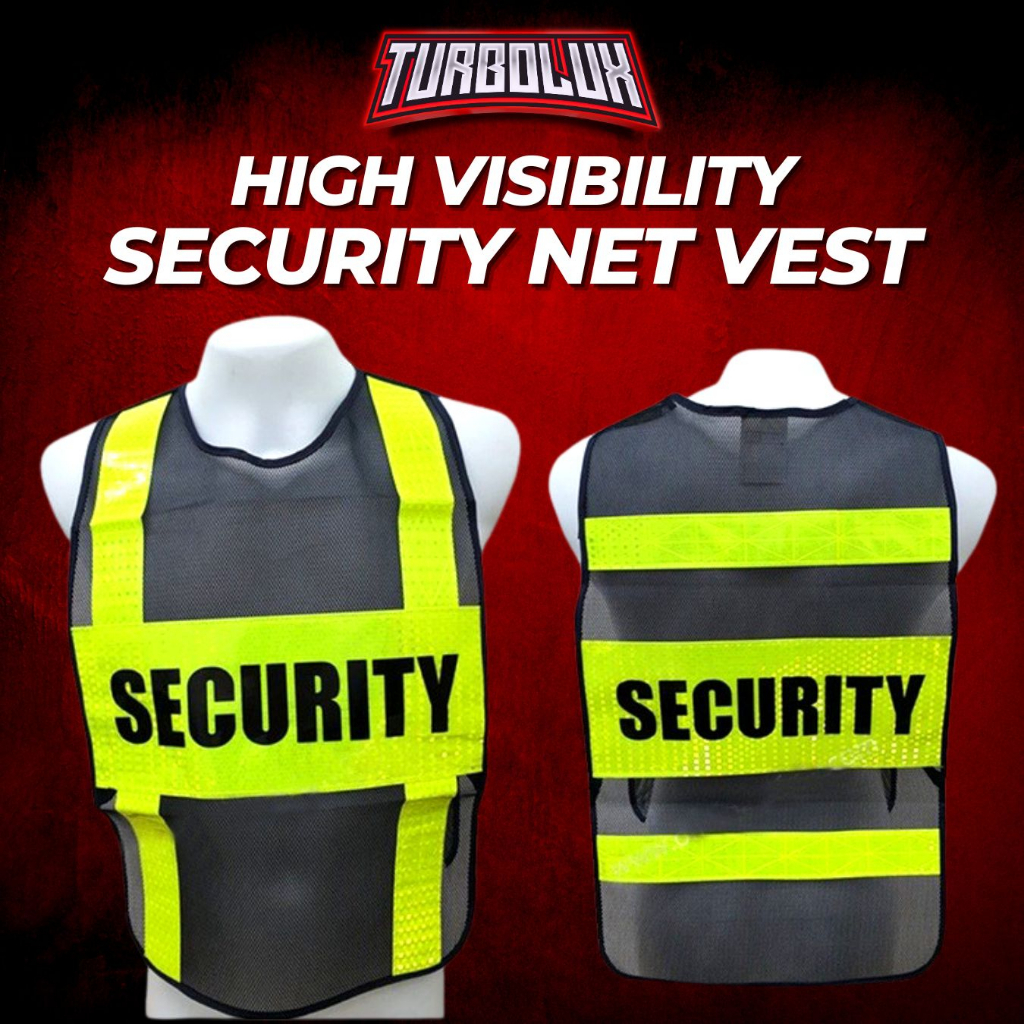 turbolux-security-safety-net-vest-guard-uniform-reflective-strips-mesh