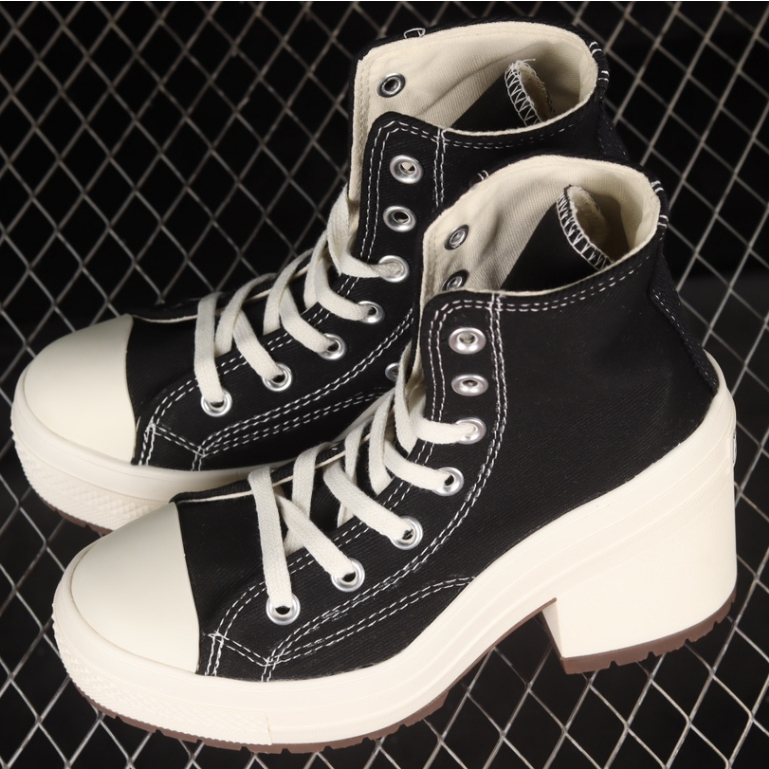 Original Converse Chuck 70 High De Luxe Heel 'Black Egret' Platform ...