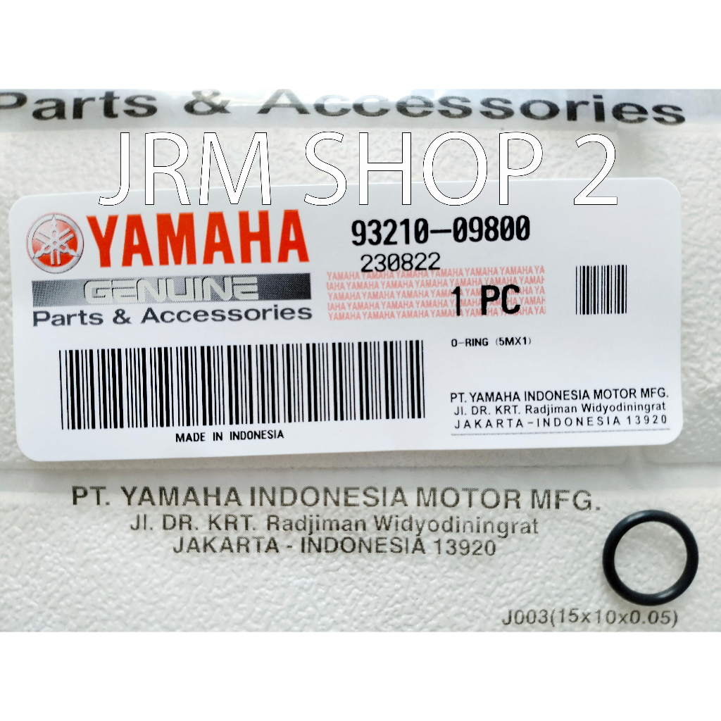 Valve Guide Oring MIO SPORTY/MIO AMORE/MIO 1/MIO SOULTY/SOUL CARB