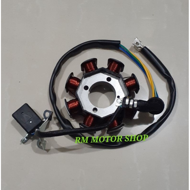 Rusi Tc125 Tc150 Tc 175 Stator Coil Assy Shopee Philippines