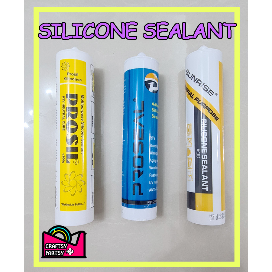 (PER PIECE) Silicone Sealant Sunrise, Prosil andProseal Shopee