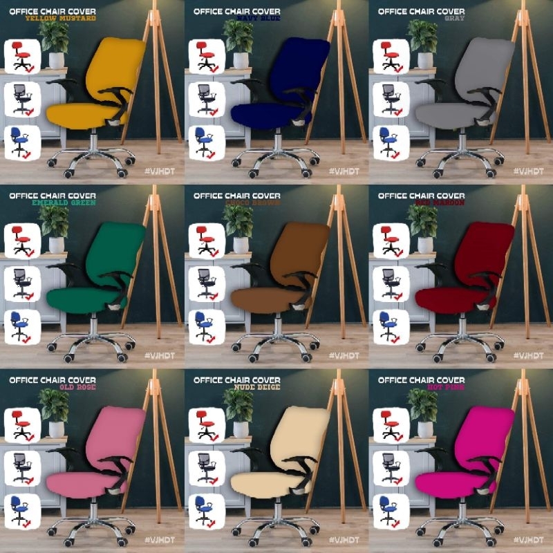OFFICE CHAIR COVER UNIVERSAL1 Removable Computer Chair Cover Shopee