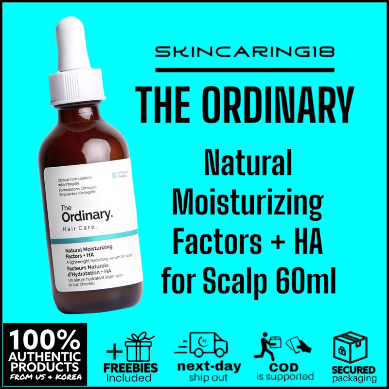 THE ORDINARY Natural Moisturizing Factors + HA for Scalp & Hair 60ml by SkinCaring18 Shopee