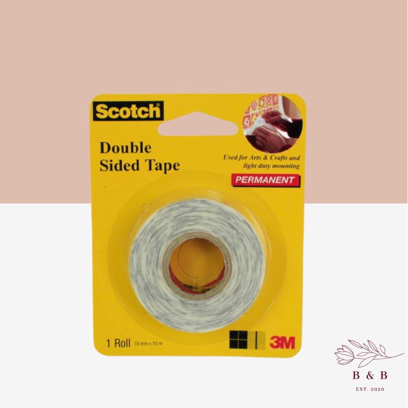 3M Scotch DoubleSided Tape 18mm x 10mm Shopee Philippines
