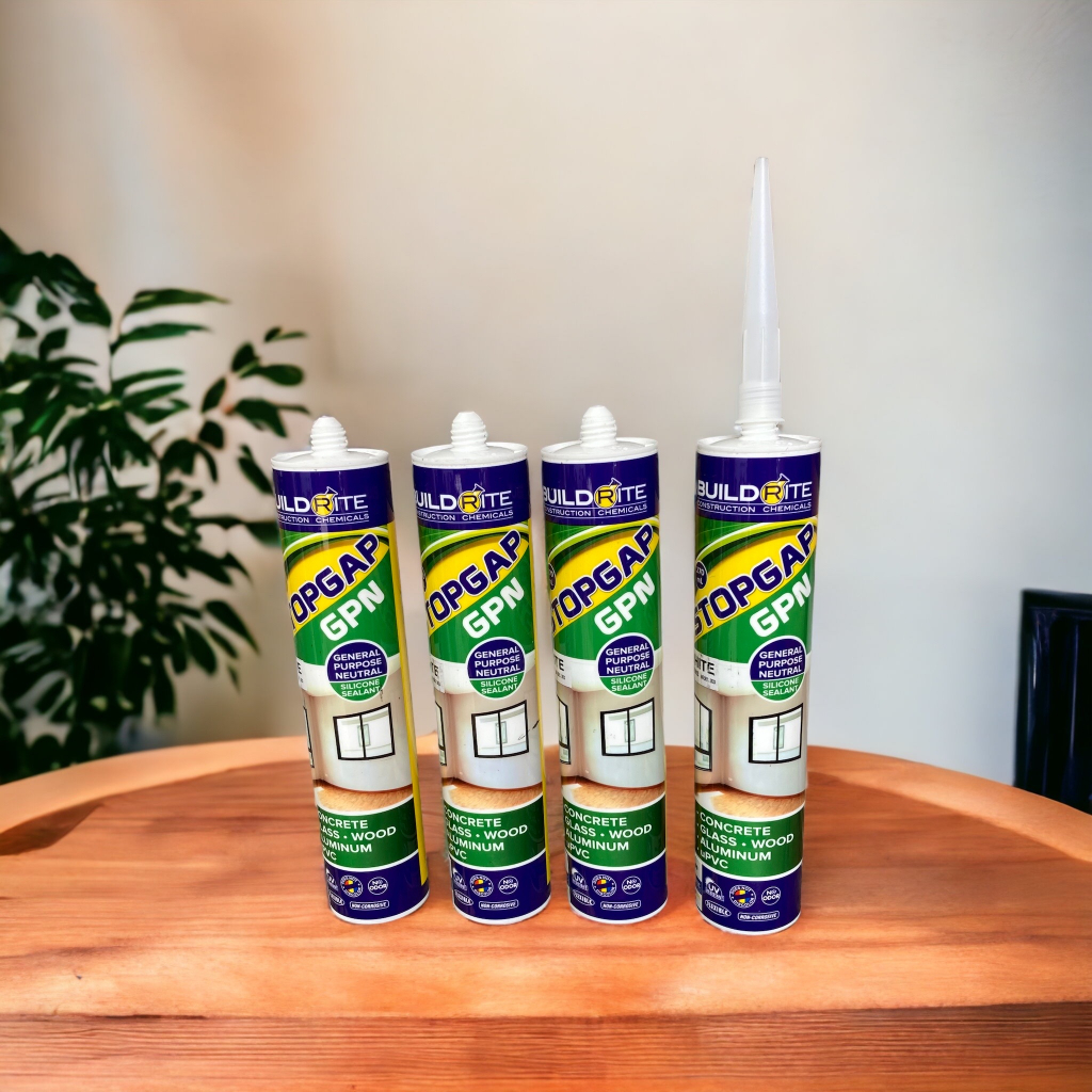 BuildRIte StopGap General Purpose Neutral Silicone Sealant (270ml