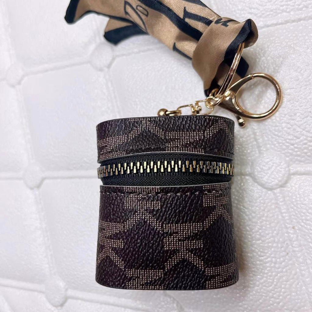 Mikayla 2023 L V Coin Purse Retro Print Mini Lipstick Holder Cosmetic
