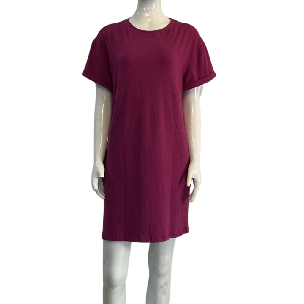 strapless open back dress Long Bamboo Maternity T-Shirt Dress – Bamboo Island Australia main image 0