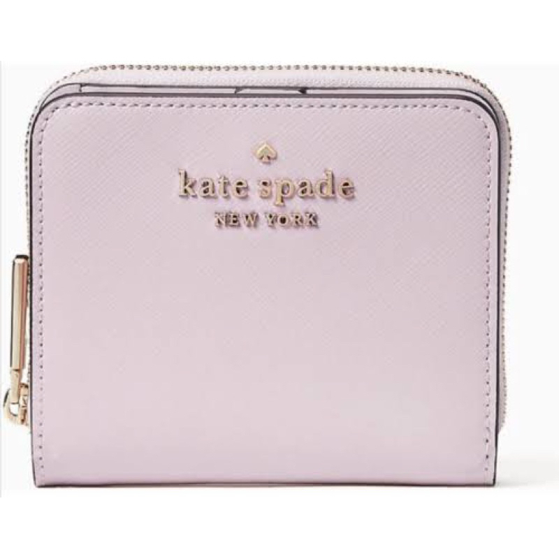 AUTHENTIC/ORIGINAL KateSpade Staci Small Zip Around Wallet Lavender