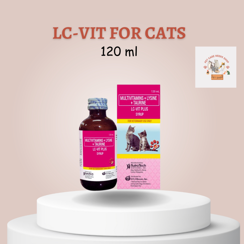 LC Vit Plus For Kitten & Cat 120ml Multivitamins for Cats Pampagana Kumain Appetite Shopee