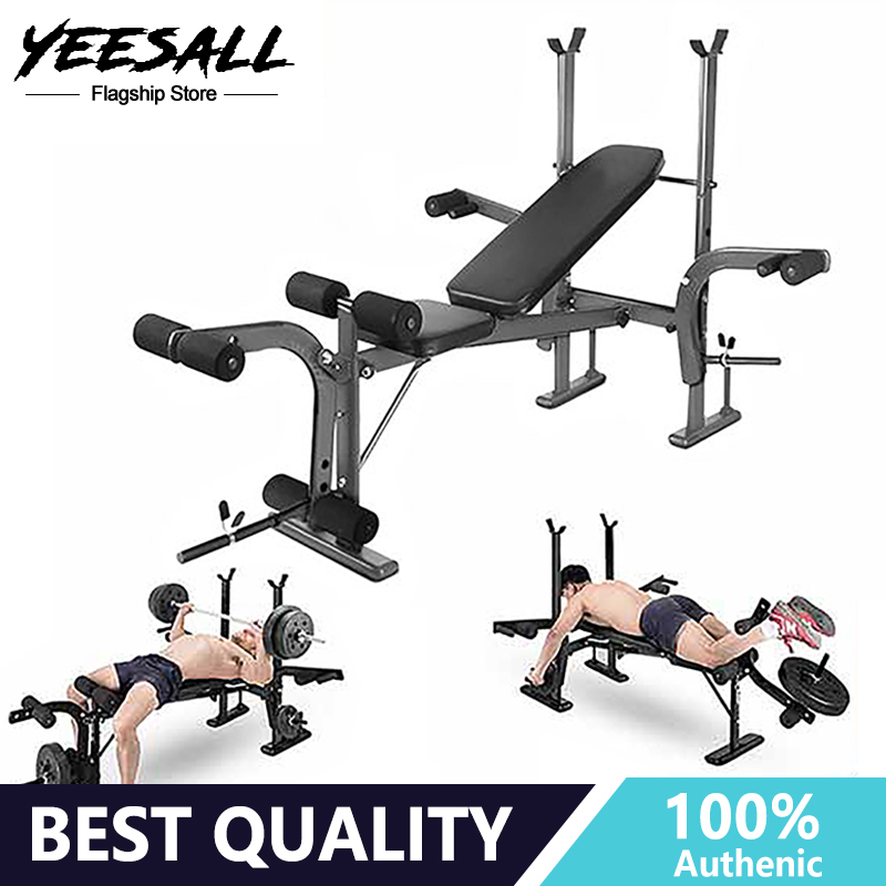 YEESALL Weight Bench Press Multifunctional Weightlifting Bed Bench ...