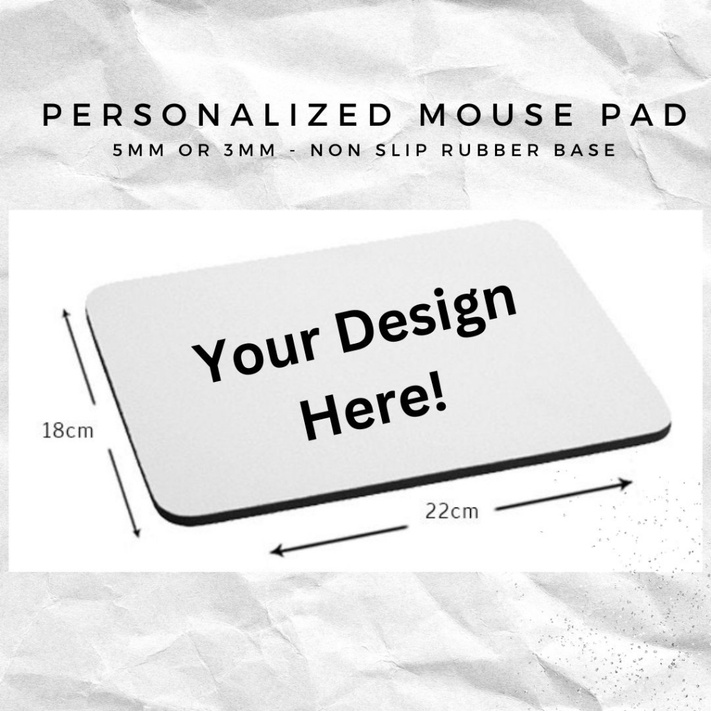 PERSONALIZED MOUSE PAD Shopee Philippines