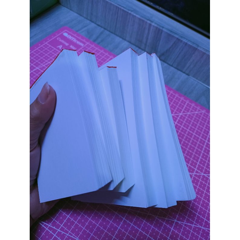Scratch Pad 100leaves Blank White Pad Memo Pad Shopee Philippines