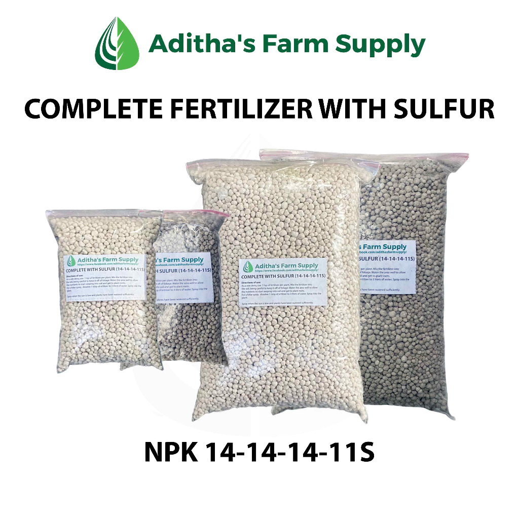 Complete Fertilizer (NPK 14141411s) 200g/1kg Shopee Philippines