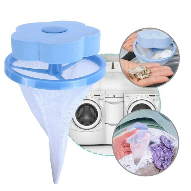 Simmi #Home Floating Lint Hair Catcher Mesh Pouch Washing Machine ...