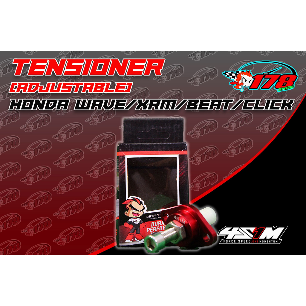 4S1M tensioner wave 100/wave 125/xrm/beat/click(adjustment) Shopee