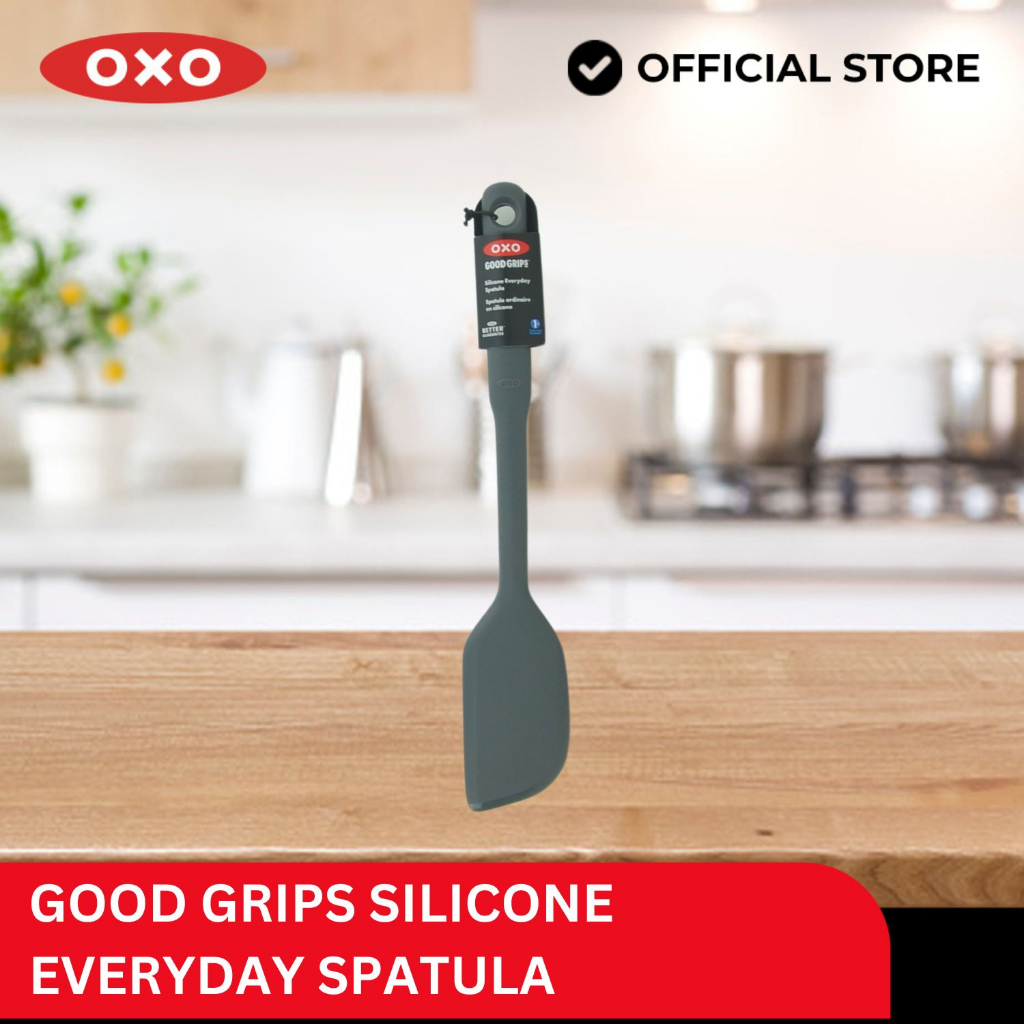 OXO Houseware Good Grips Silicone Everyday Spatula - Peppercorn ...