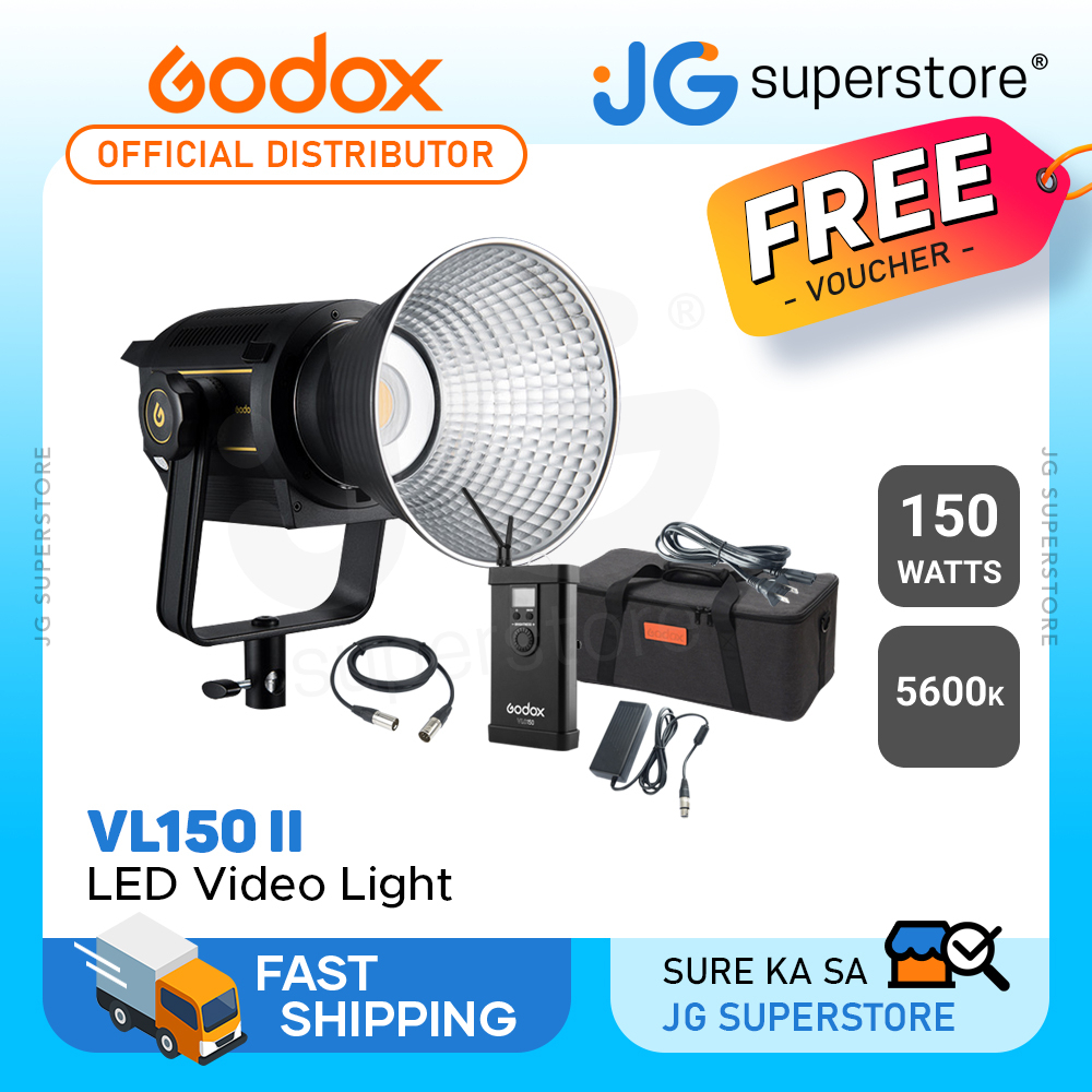 Godox VL150 II LED Video Light 150Watts 5600K with Remote Control Fast