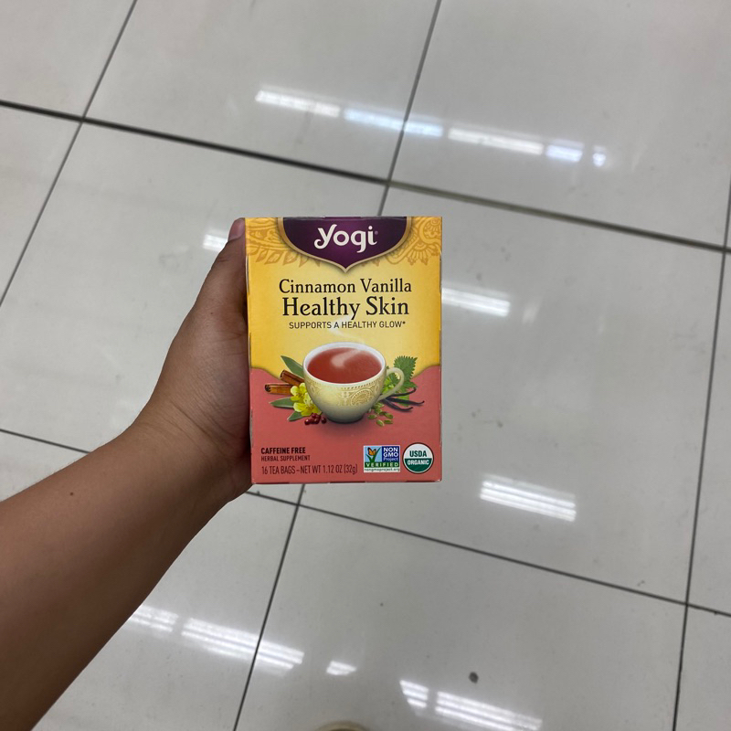 YOGI CINNAMON VANILLA HEALTHY SKIN (supports a healthy glow) 16 TEA