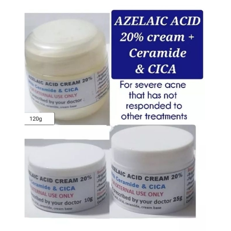 (10g100g)AZELAIC ACID CREAM/GEL with BPO,GLYCOLIC,Niacinamide,Retinol