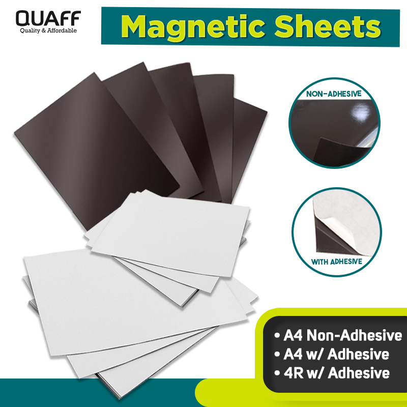 Magnetic Sheet Cuttable Ref Magnet Plain & with Adhesive A4 / 4R / ATM ...