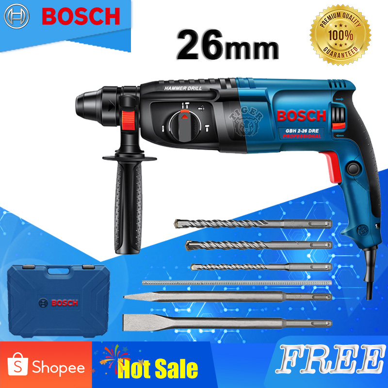 Rotary Drill Rotary Hammer chipping gun 800W 3 Functions 24mm 26mm