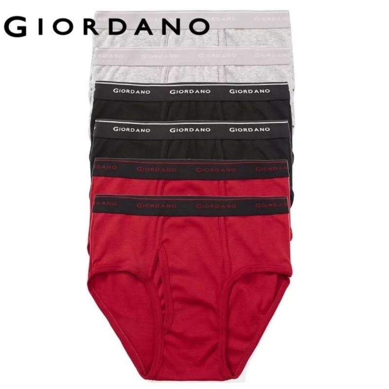 Giordano Mens Classic Brief 6pcs Pack Shopee Philippines