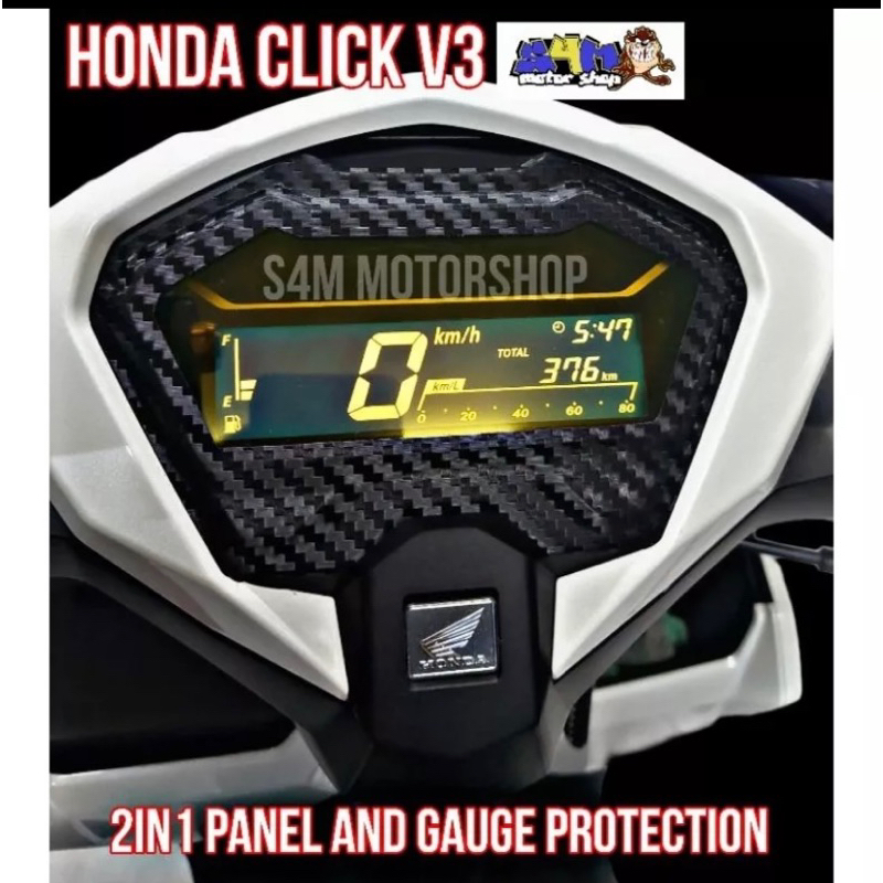 HONDA CLICK V3 2in1 Panel and Gauge Protection (Anti-moist) | Shopee ...