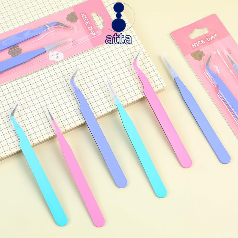1PC Color Tweezer DIY Stickers Multifunctional Tweezers Diary