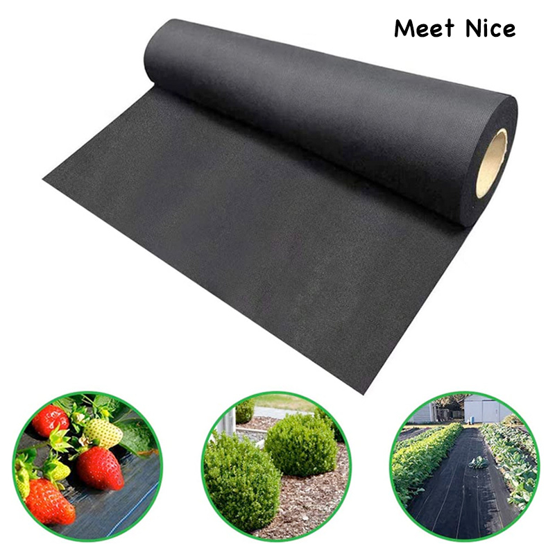 Non Woven Weed Barrier Fabric Landscape Heavy NonWoven Ground Cover for Gardening Mat Weed