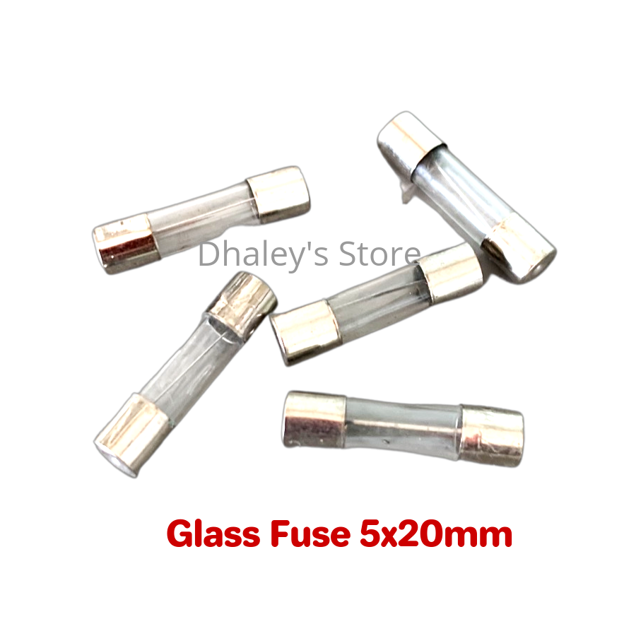 5pcs 8A Fuse 250V 8 Amperes Glass Fuse Small 5x20mm Size Fuse for AVR