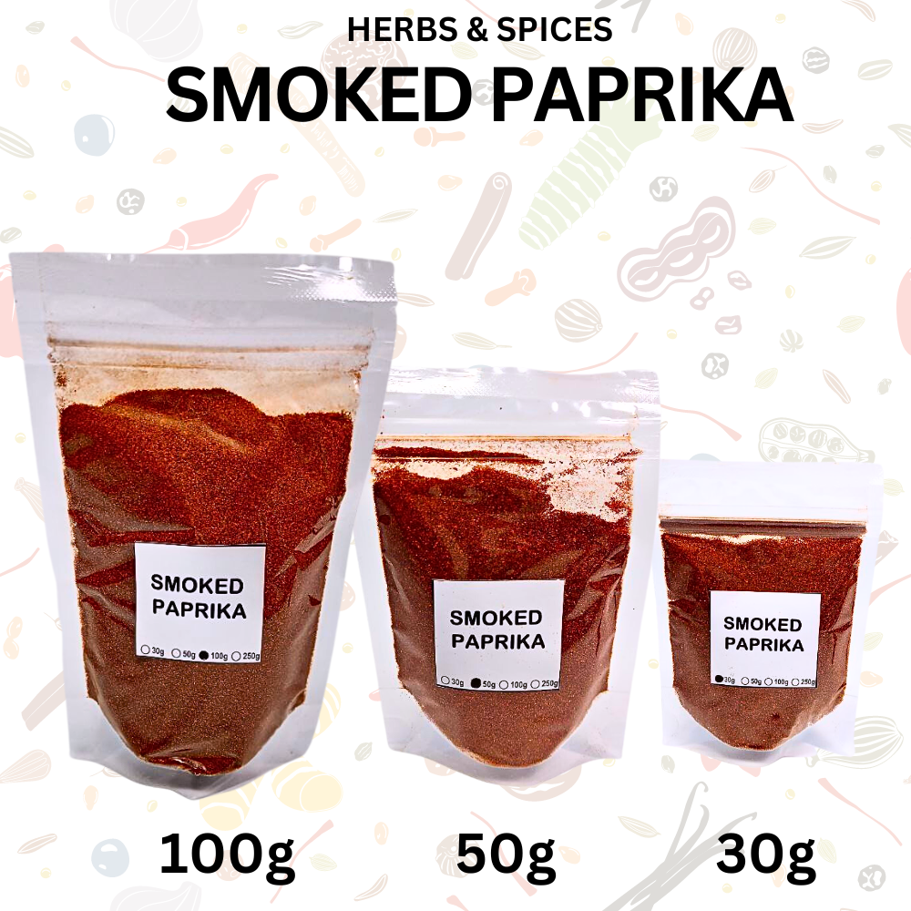 SMOKED PAPRIKA ( INGREDIENT, HERBS & SPICES / CONDIMENTS) 30g, 50g